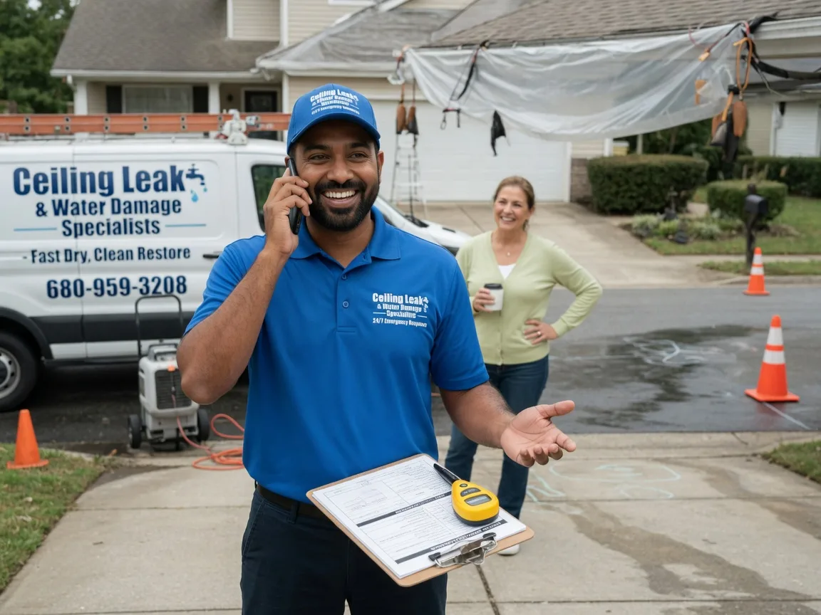 Ceiling Leak Cleanup Elmore, OH FAQs